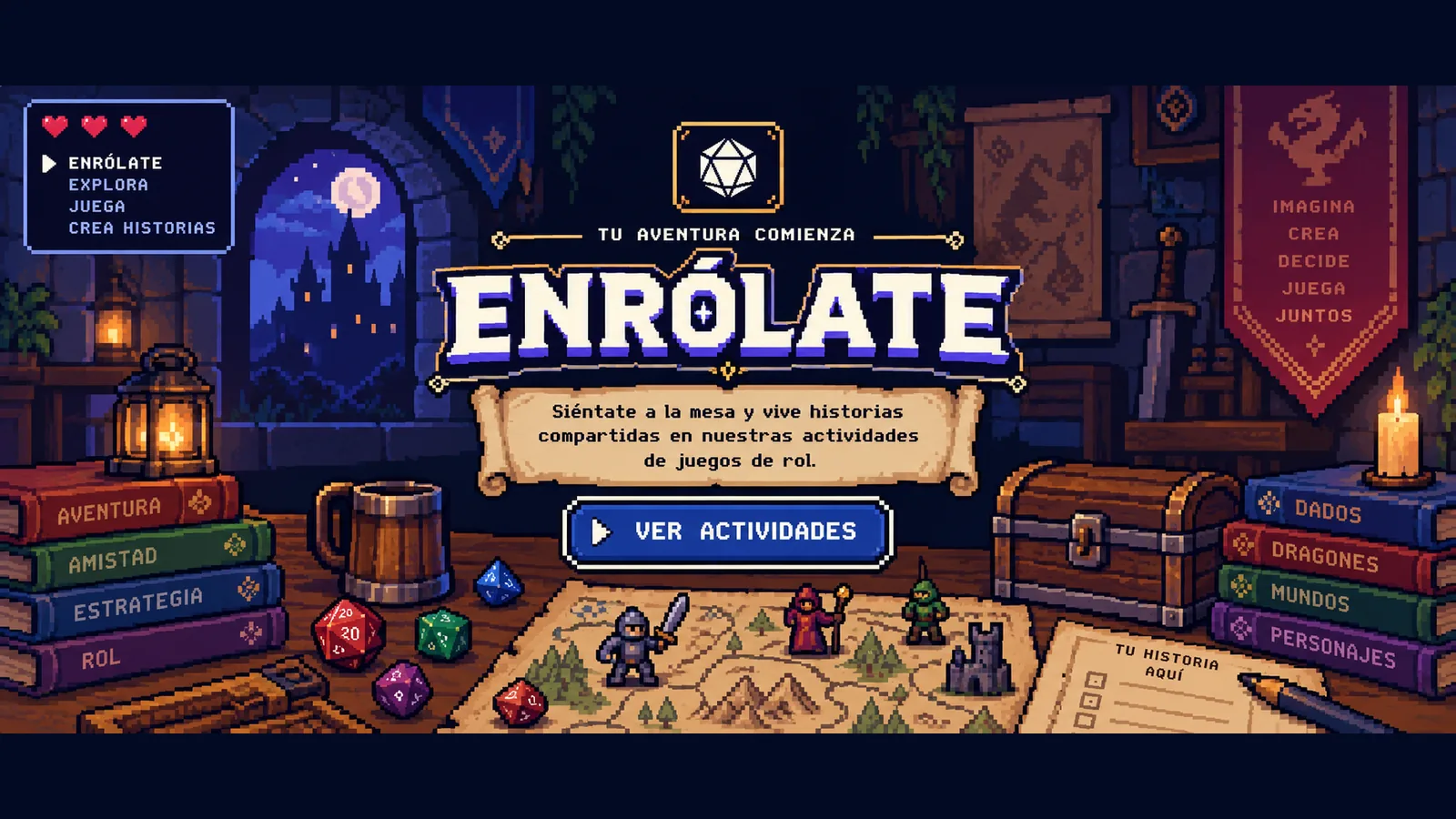 ENRÓLATE: actividades de juegos de rol