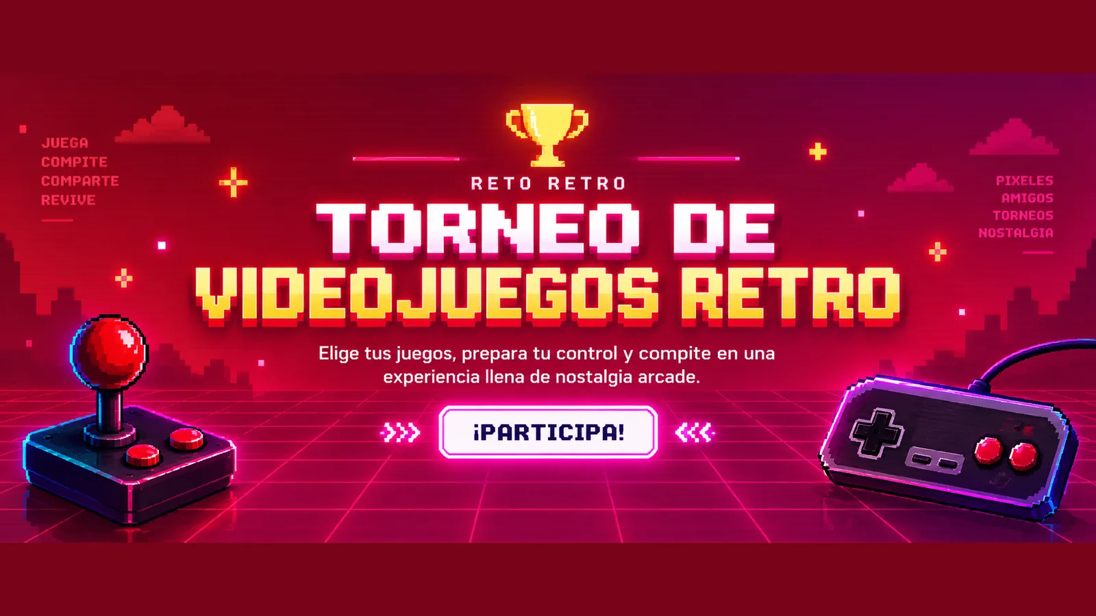 Torneo de videojuegos retro